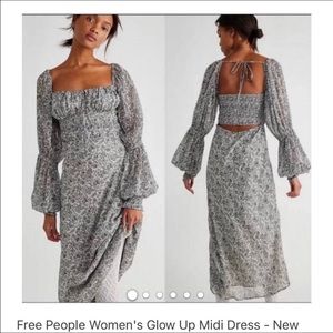SALE Free People Aglow midi dress